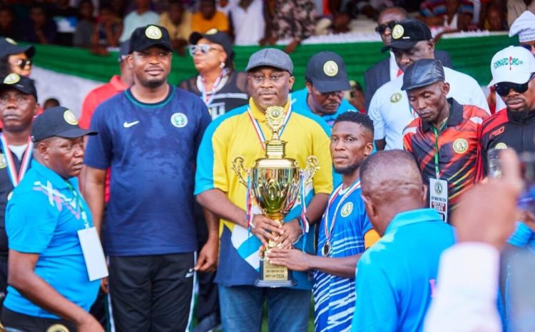  REP. MARTINS ESIN DECORATES WINNERS OF THE UNITY CUP